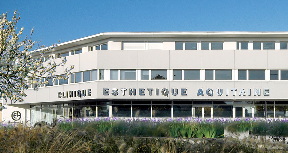 Vue exterieur de la clinique esthétique aquitaine située à Bordeaux en gironde